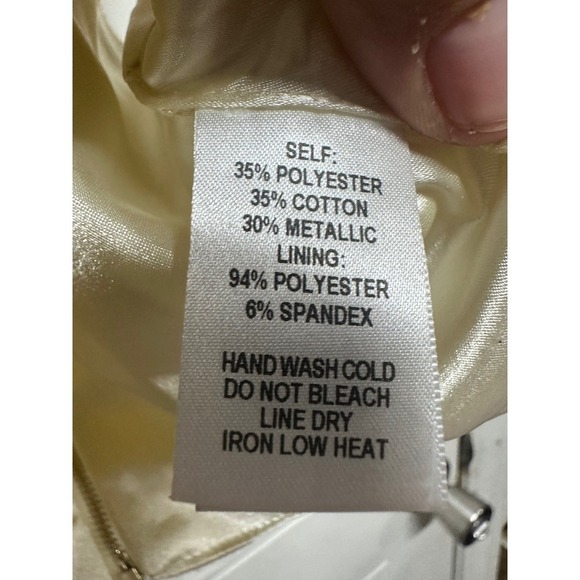 Lulu's Leopard Print Full Zipper Back Shimmer Cream Cropped Tank Size XS - Picture 6 of 6